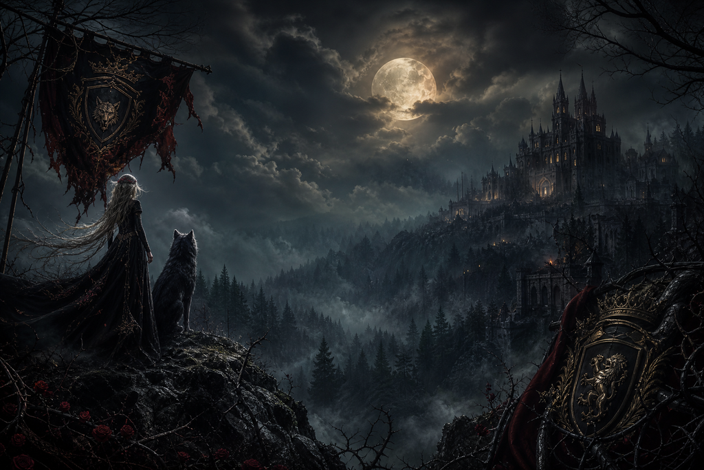 A Warrior Luna's Awakening - Thorn Bookshop mood artwork