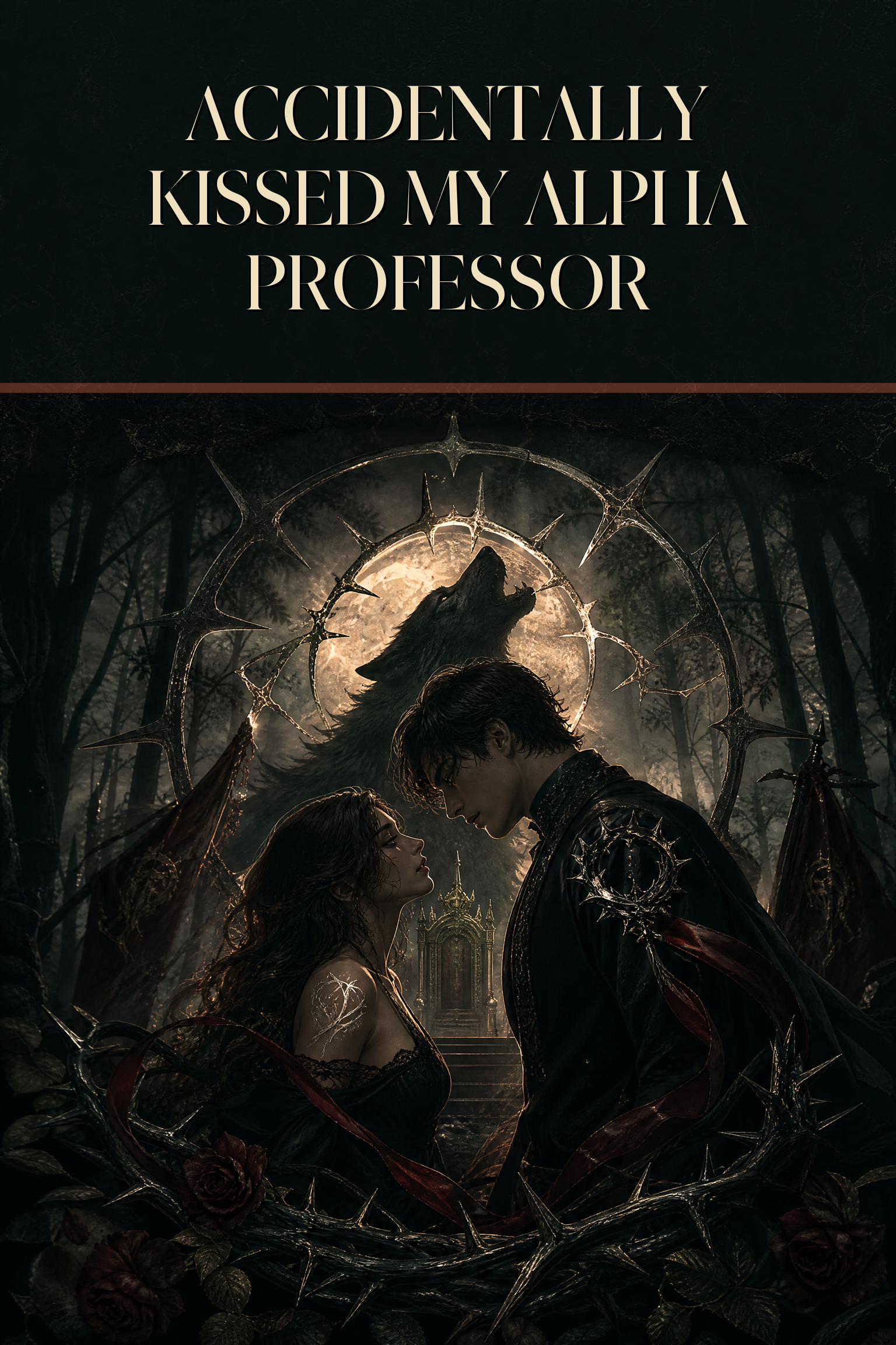Accidentally Kissed My Alpha Professor - Thorn Bookshop preview cover image