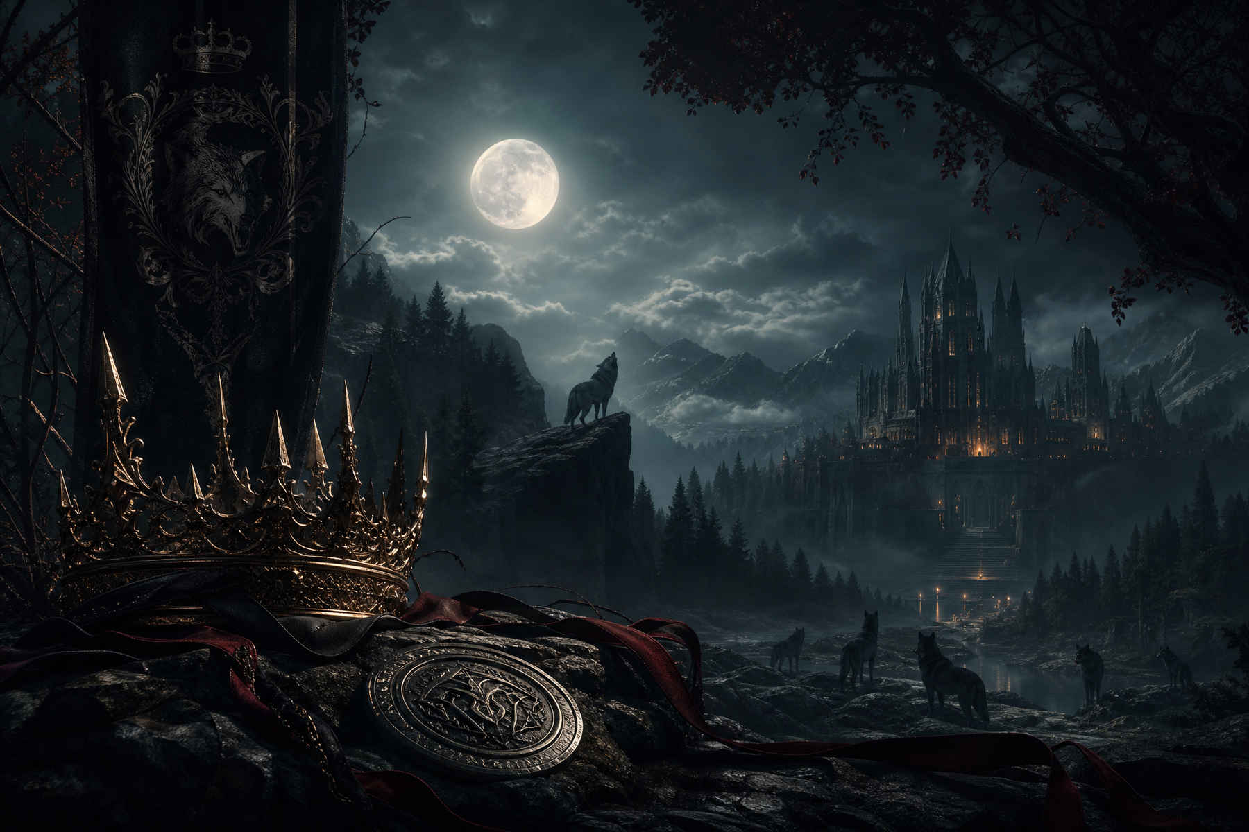 Accidentally Marked By The Alpha King - Thorn Bookshop mood artwork