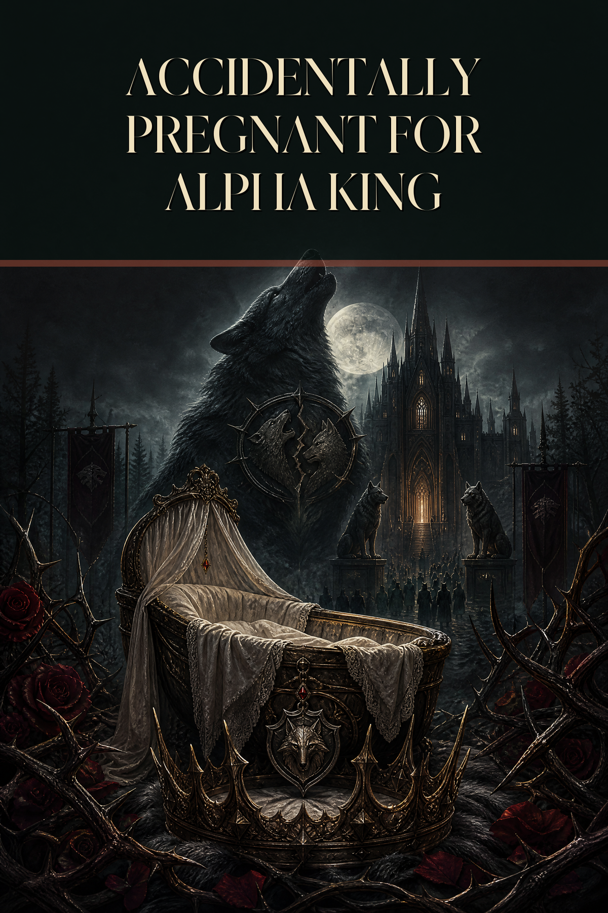 Accidentally Pregnant For Alpha King - Thorn Bookshop cover art