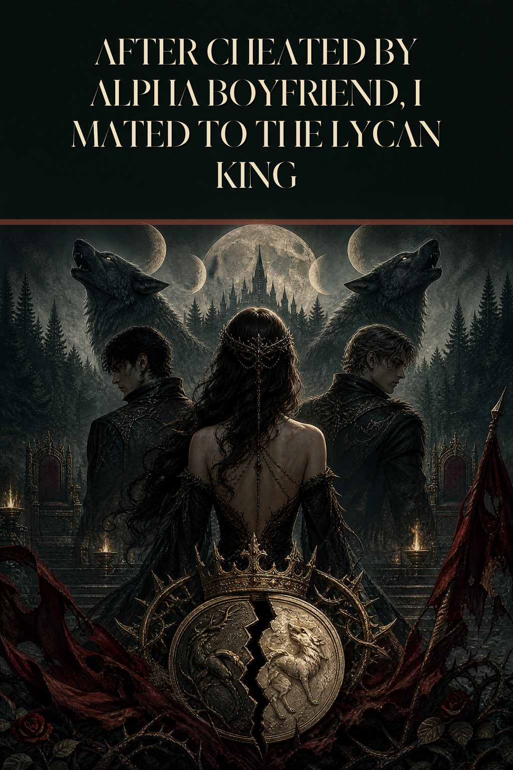 After Cheated By Alpha Boyfriend, I Mated To The Lycan King - Thorn Bookshop cover art