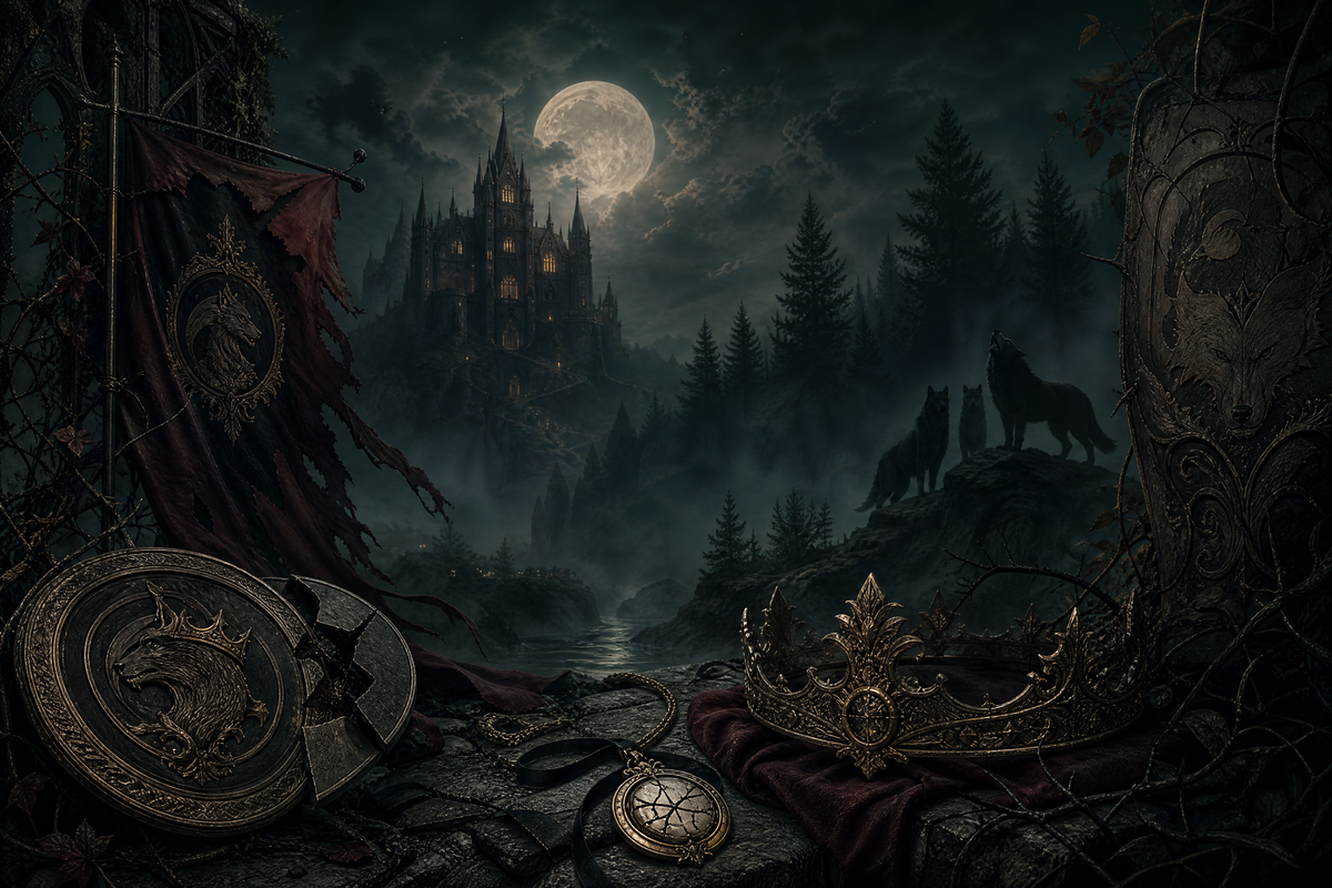 Alpha King's Lost Luna - Thorn Bookshop mood artwork