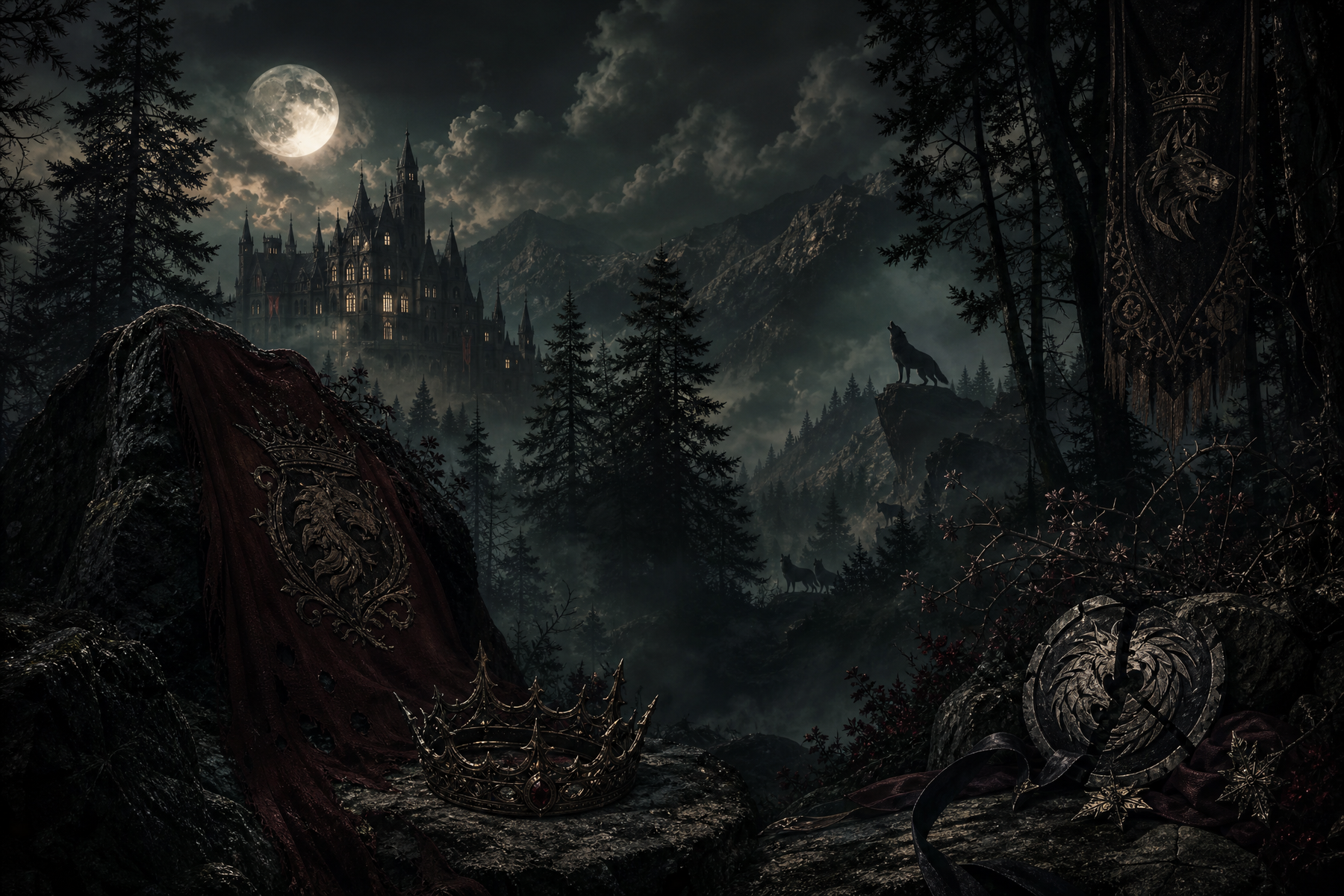 Being the Lycan Queen, Claiming by the Alpha - Thorn Bookshop preview mood image