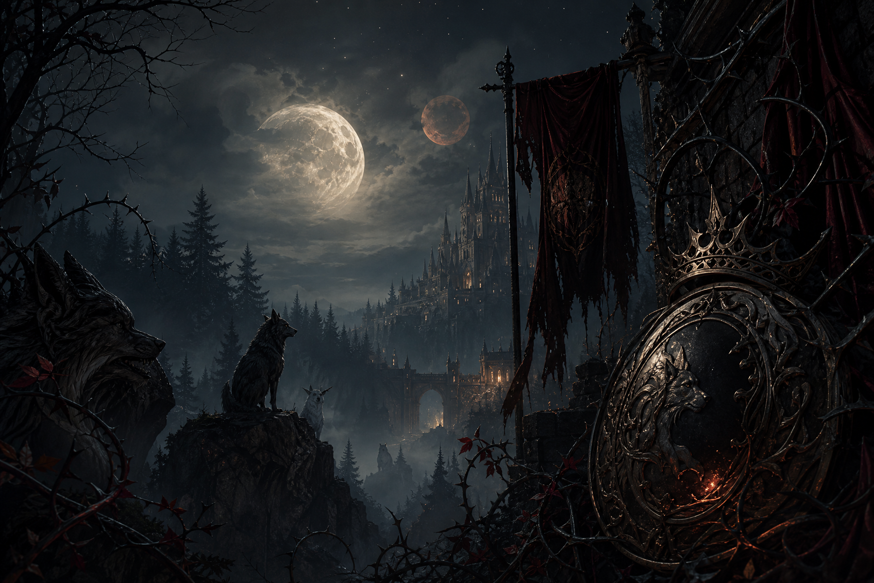 Betrayed By The Alpha, Desired By The Hybrid - Thorn Bookshop preview mood image
