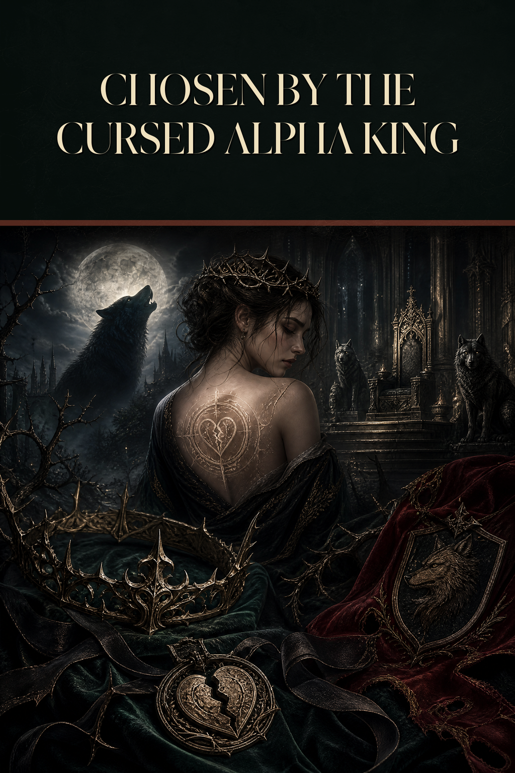 Chosen By The Cursed Alpha King - Thorn Bookshop cover art