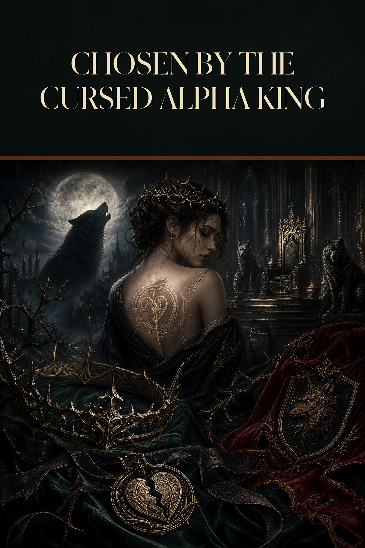 Chosen By The Cursed Alpha King - Thorn Bookshop cover art