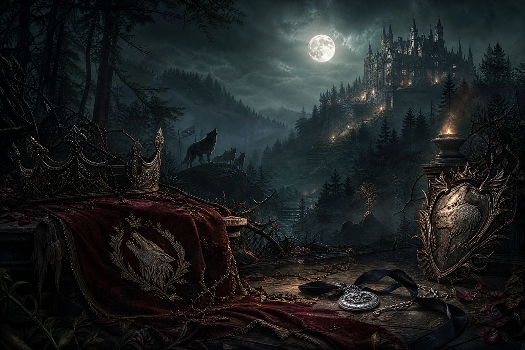 Chosen By The Cursed Alpha King - Thorn Bookshop mood artwork