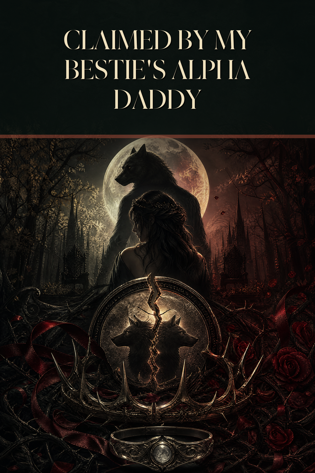 Claimed By My Bestie's Alpha Daddy - Thorn Bookshop cover art