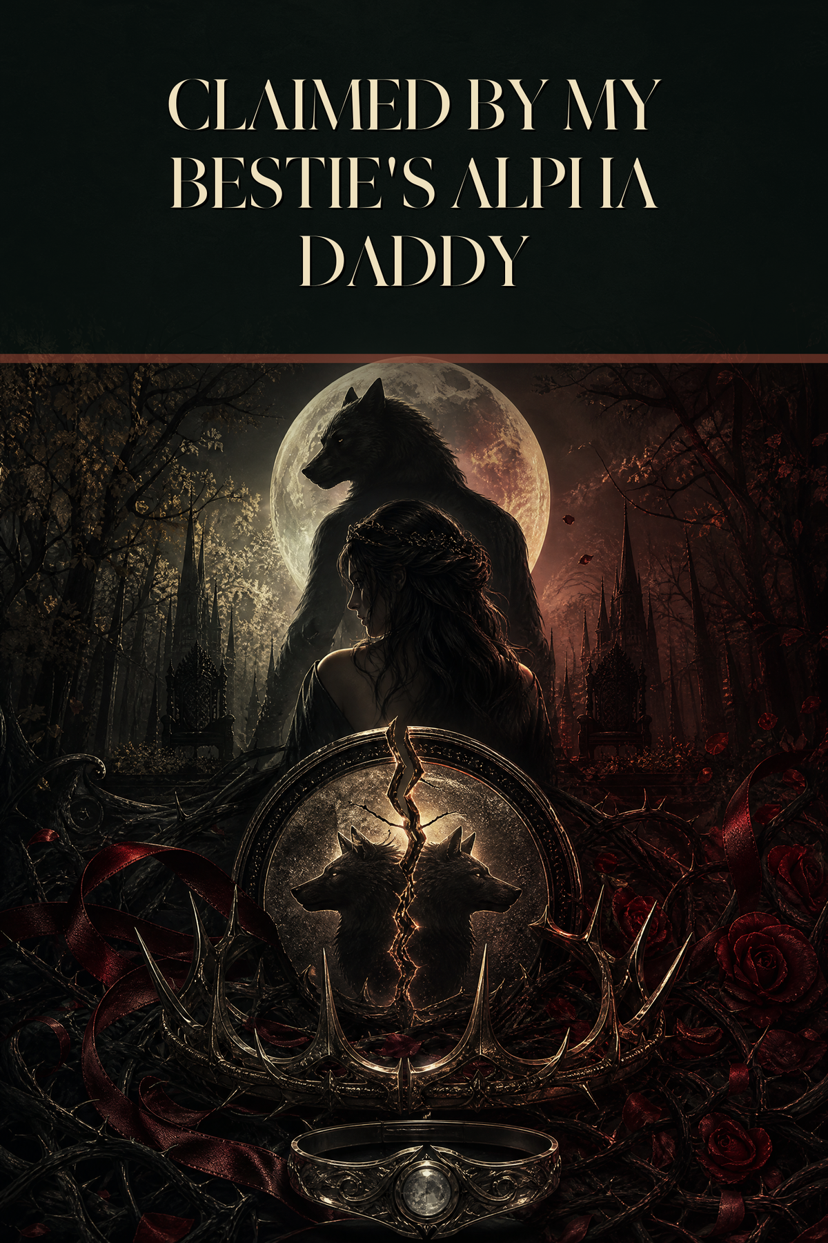 Claimed By My Bestie's Alpha Daddy - Thorn Bookshop cover art