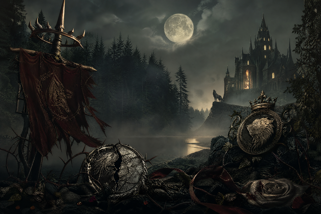 Cruel Fate: Chained To The Alpha - Thorn Bookshop mood artwork
