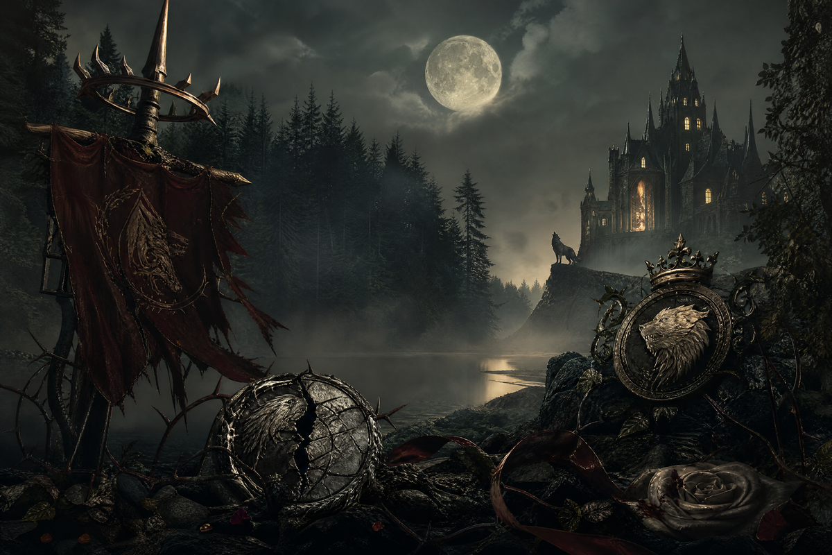 Cruel Fate: Chained To The Alpha - Thorn Bookshop mood artwork