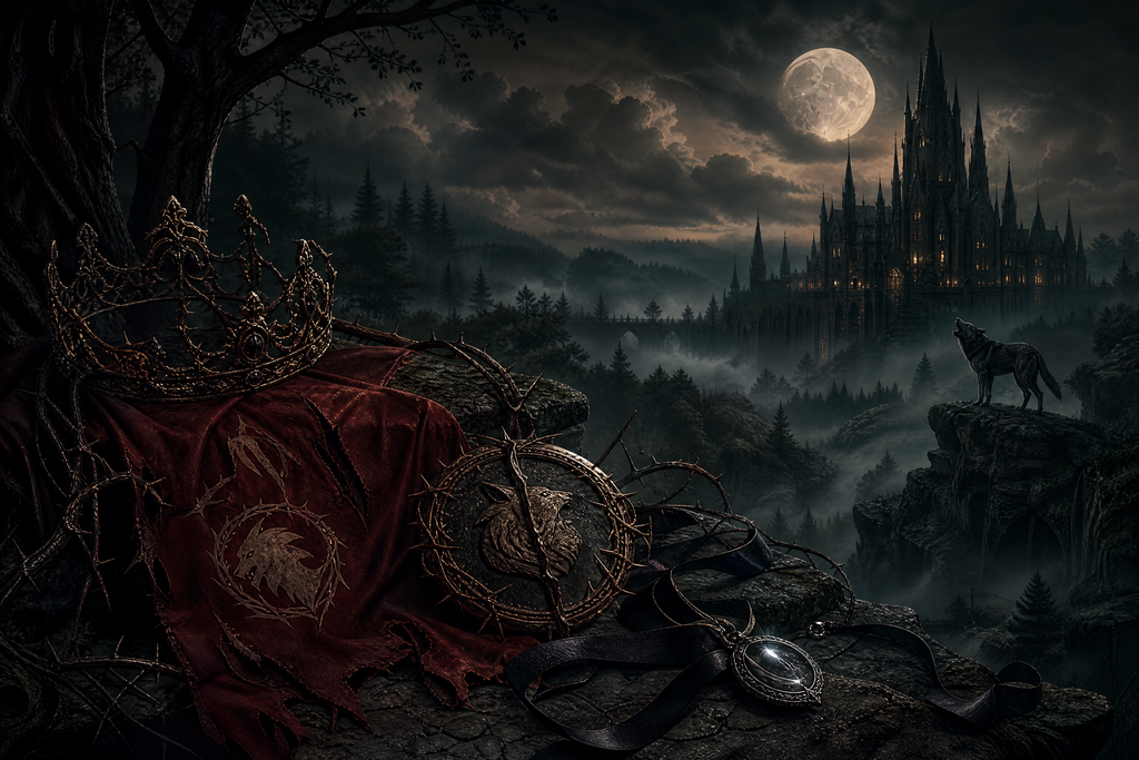 Fated, Bound and Claimed by My Alpha - Thorn Bookshop mood artwork