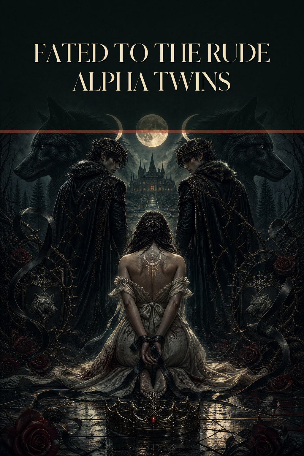 Fated To The Rude Alpha Twins - Thorn Bookshop cover art