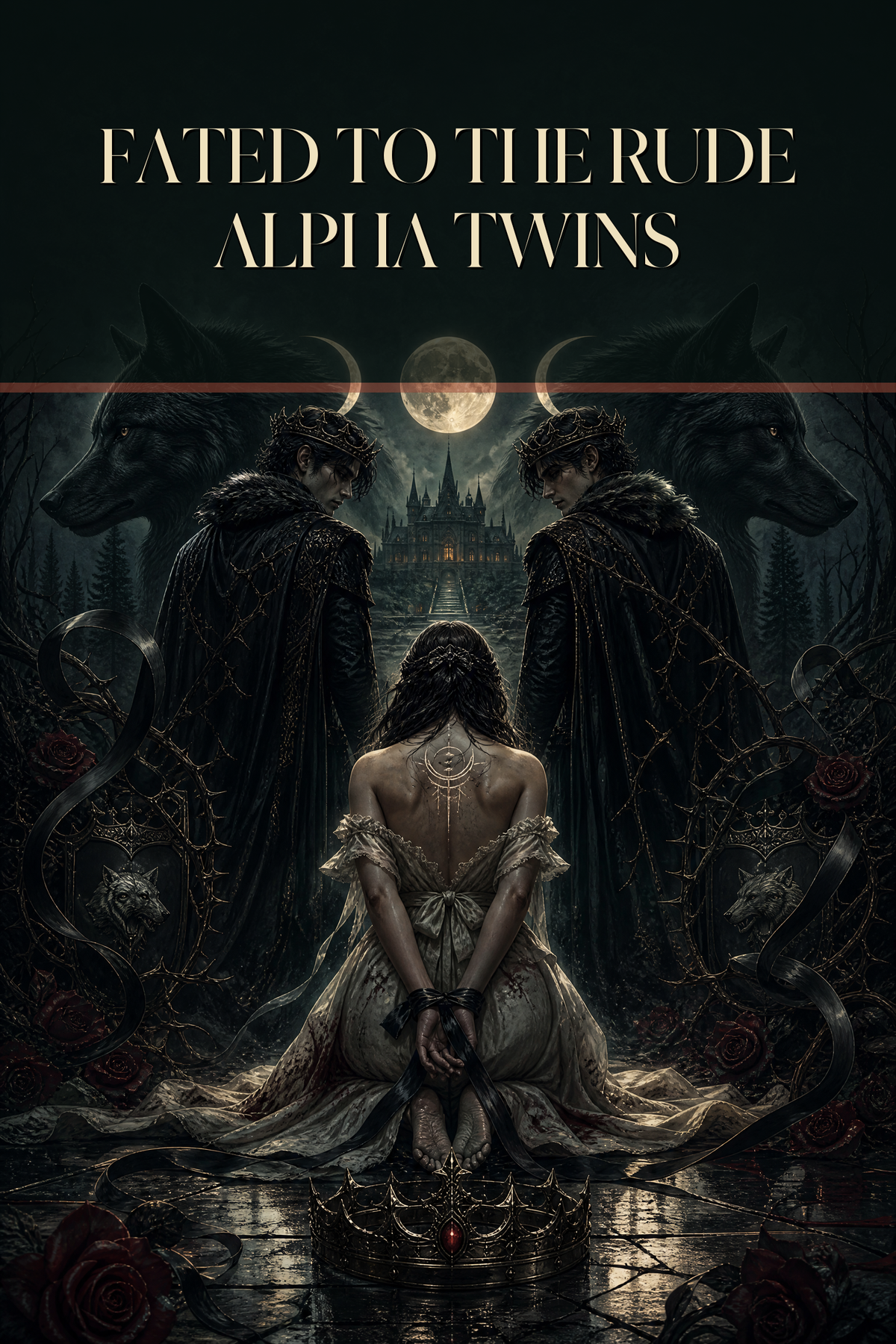 Fated To The Rude Alpha Twins - Thorn Bookshop cover art