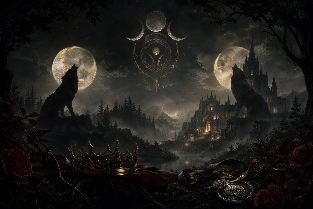 Fated To The Rude Alpha Twins - Thorn Bookshop mood artwork