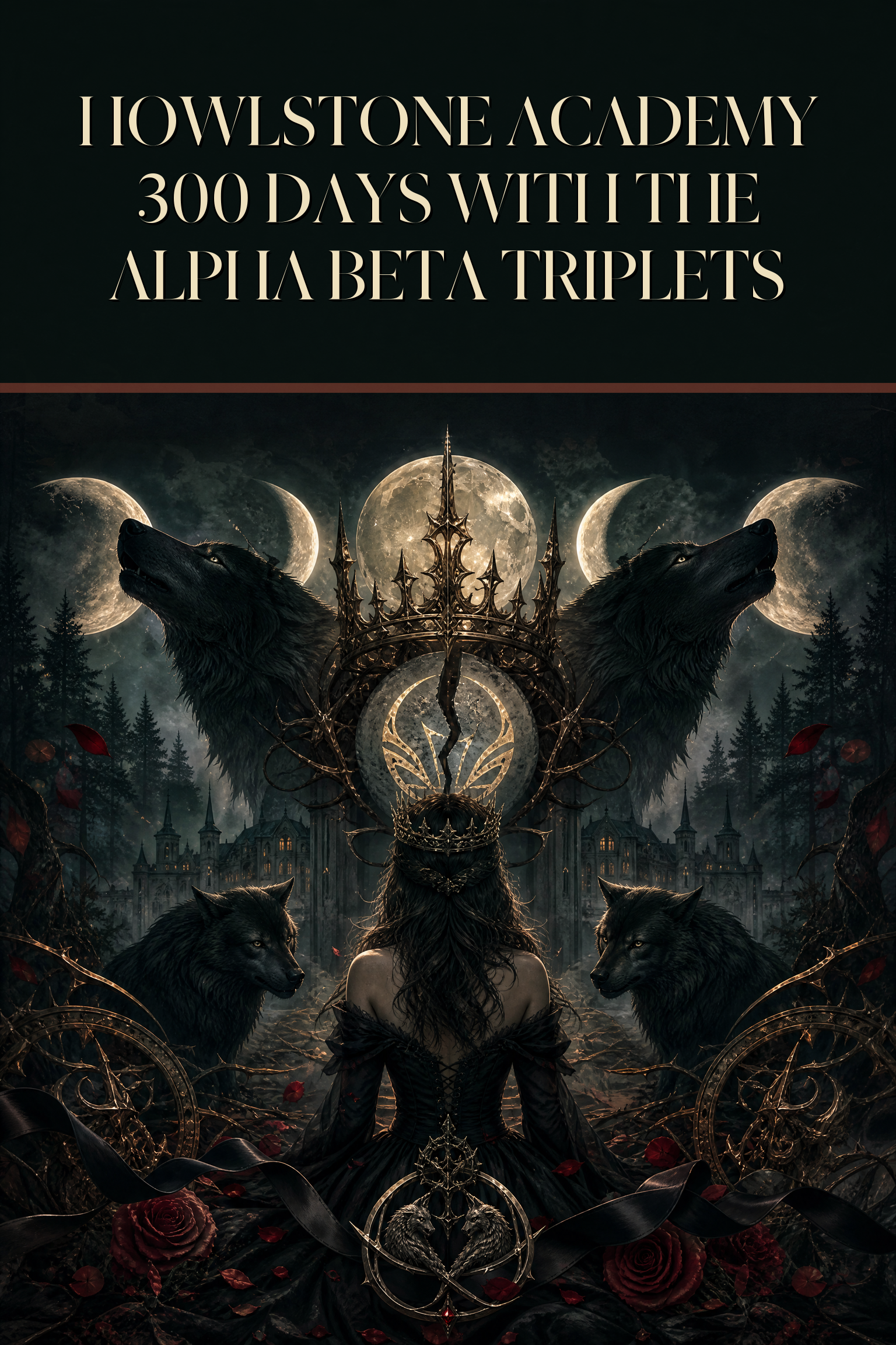 Howlstone Academy 300 Days With The Alpha Beta Triplets - Thorn Bookshop preview cover image
