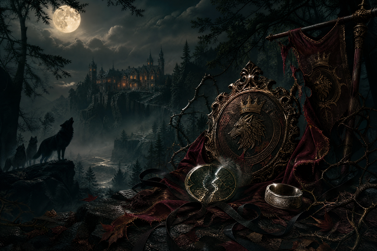 Louisa Unchained - Thorn Bookshop mood artwork