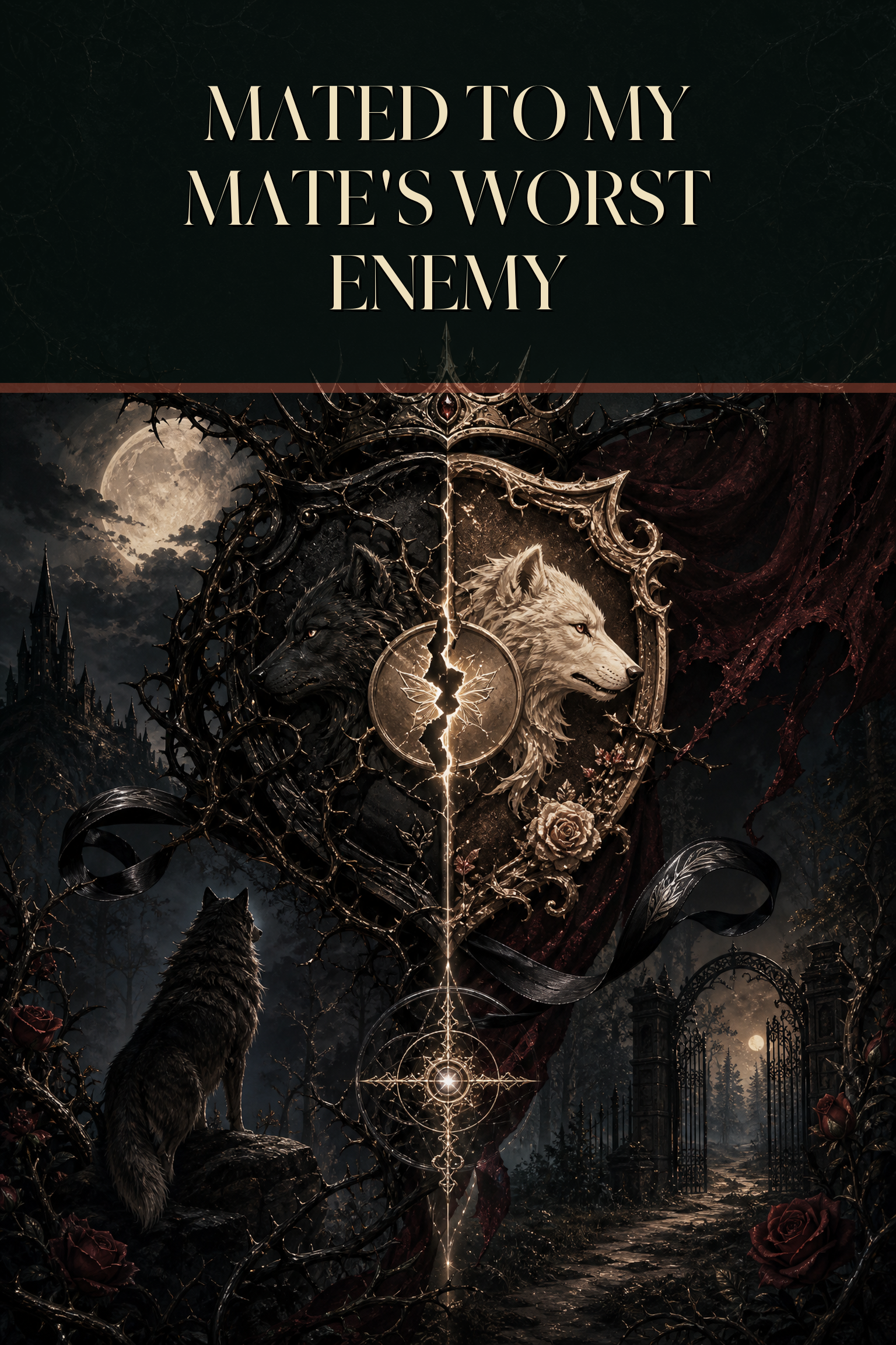 Mated To My Mate's Worst Enemy - Thorn Bookshop preview cover image