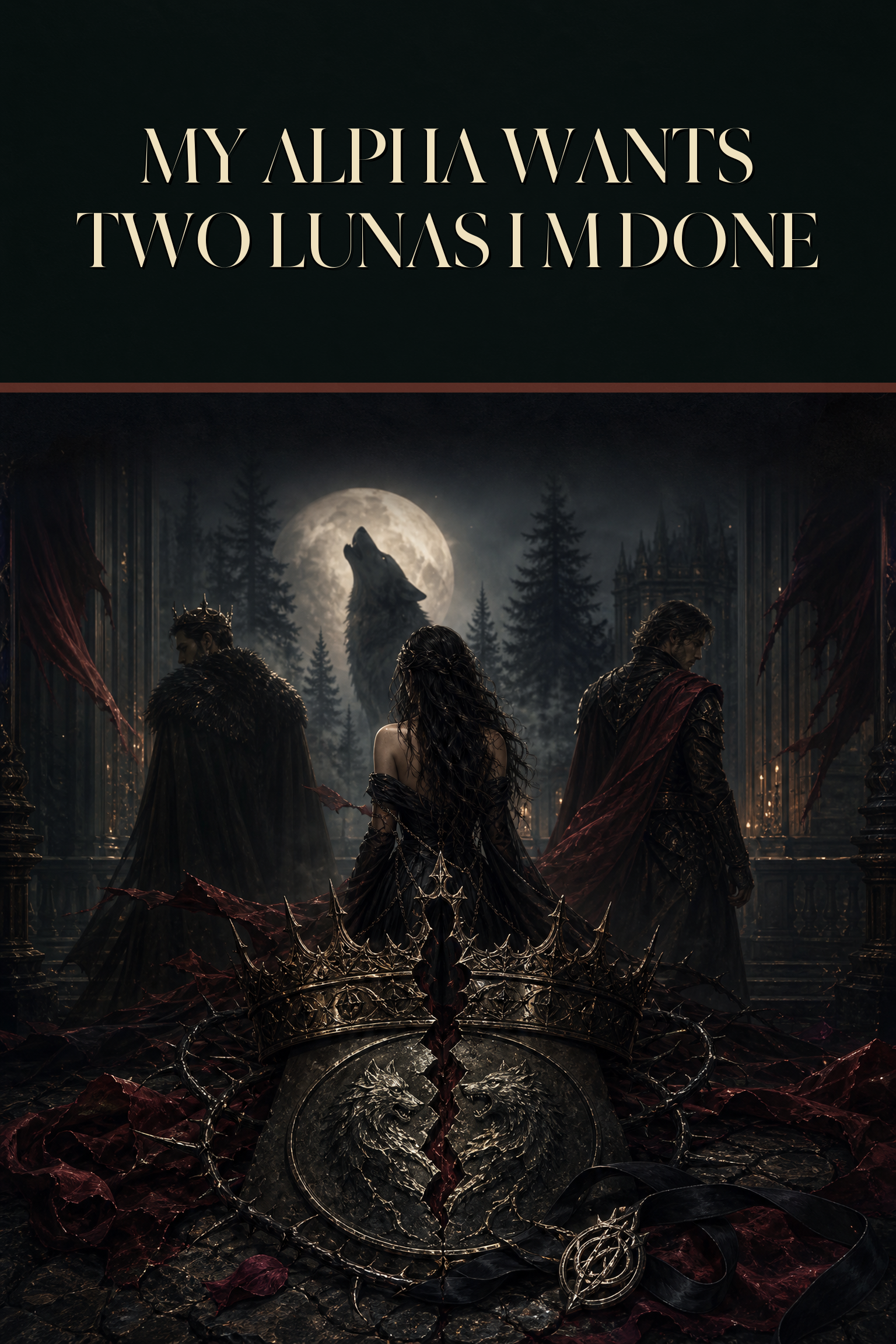 My Alpha Wants Two Lunas I m Done - Thorn Bookshop cover art
