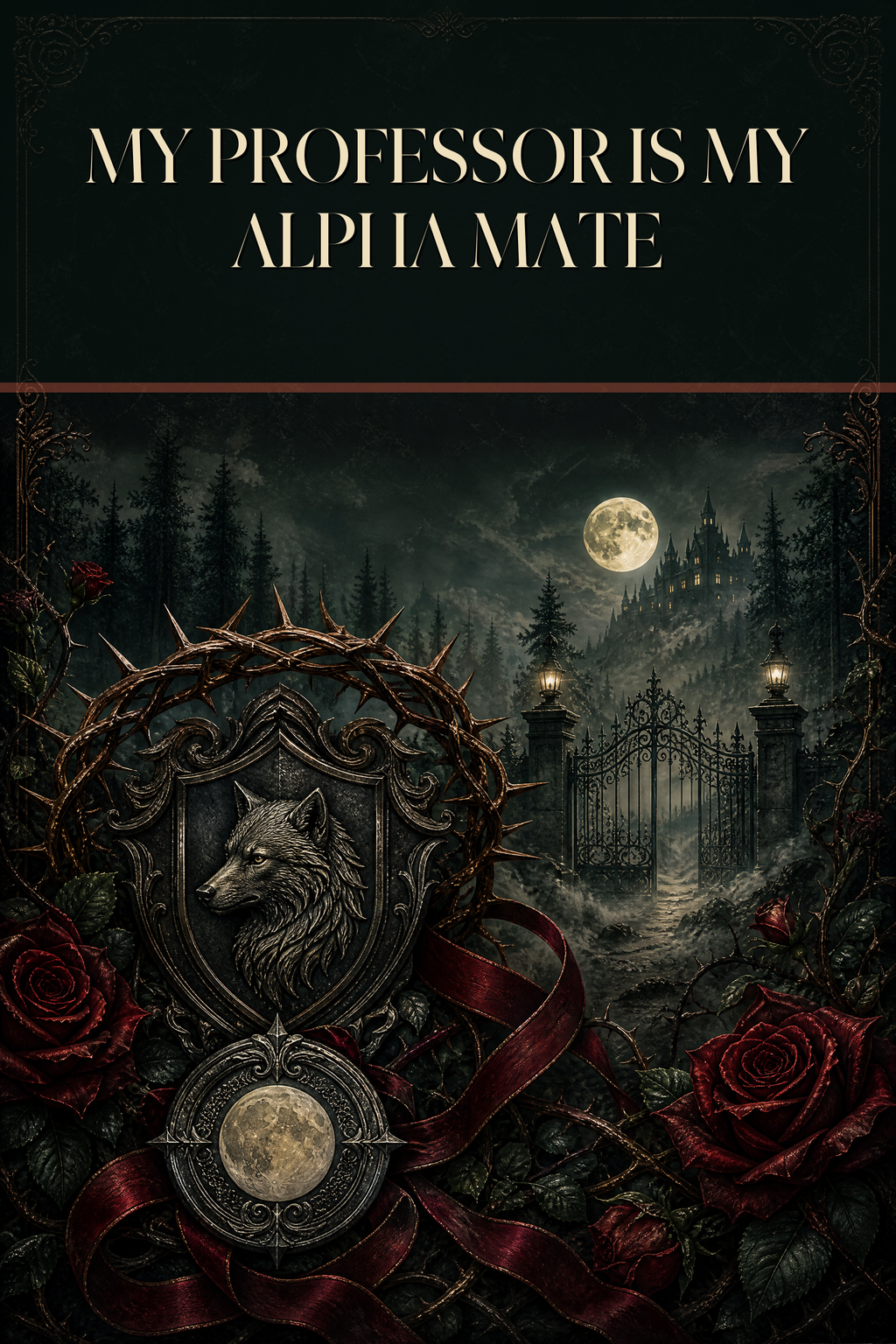 My Professor Is My Alpha Mate - Thorn Bookshop cover art