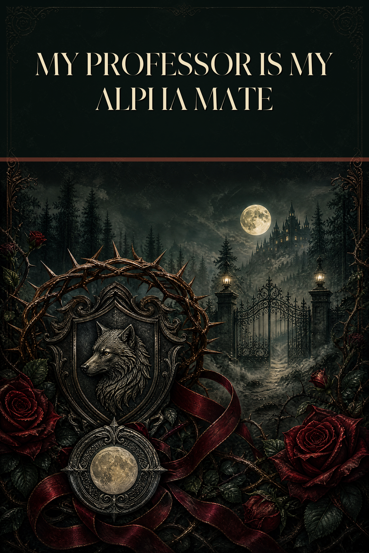 My Professor Is My Alpha Mate - Thorn Bookshop cover art