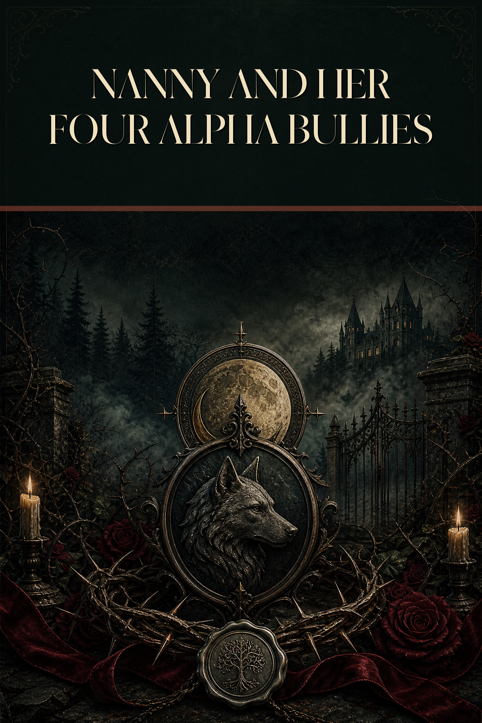Nanny And Her Four Alpha Bullies - Thorn Bookshop cover art