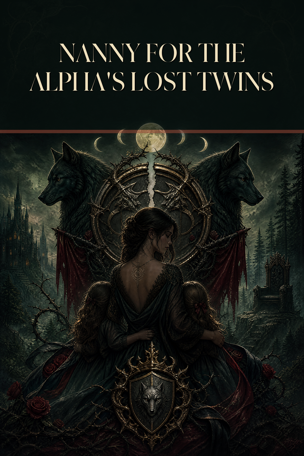 Nanny For The Alpha's Lost Twins - Thorn Bookshop cover art