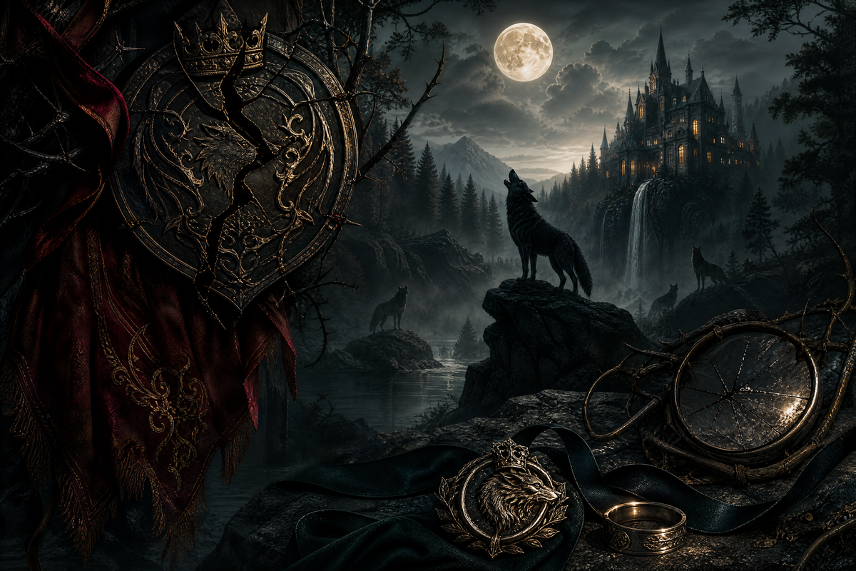 One Night With Ex's Alpha Boss - Thorn Bookshop mood artwork