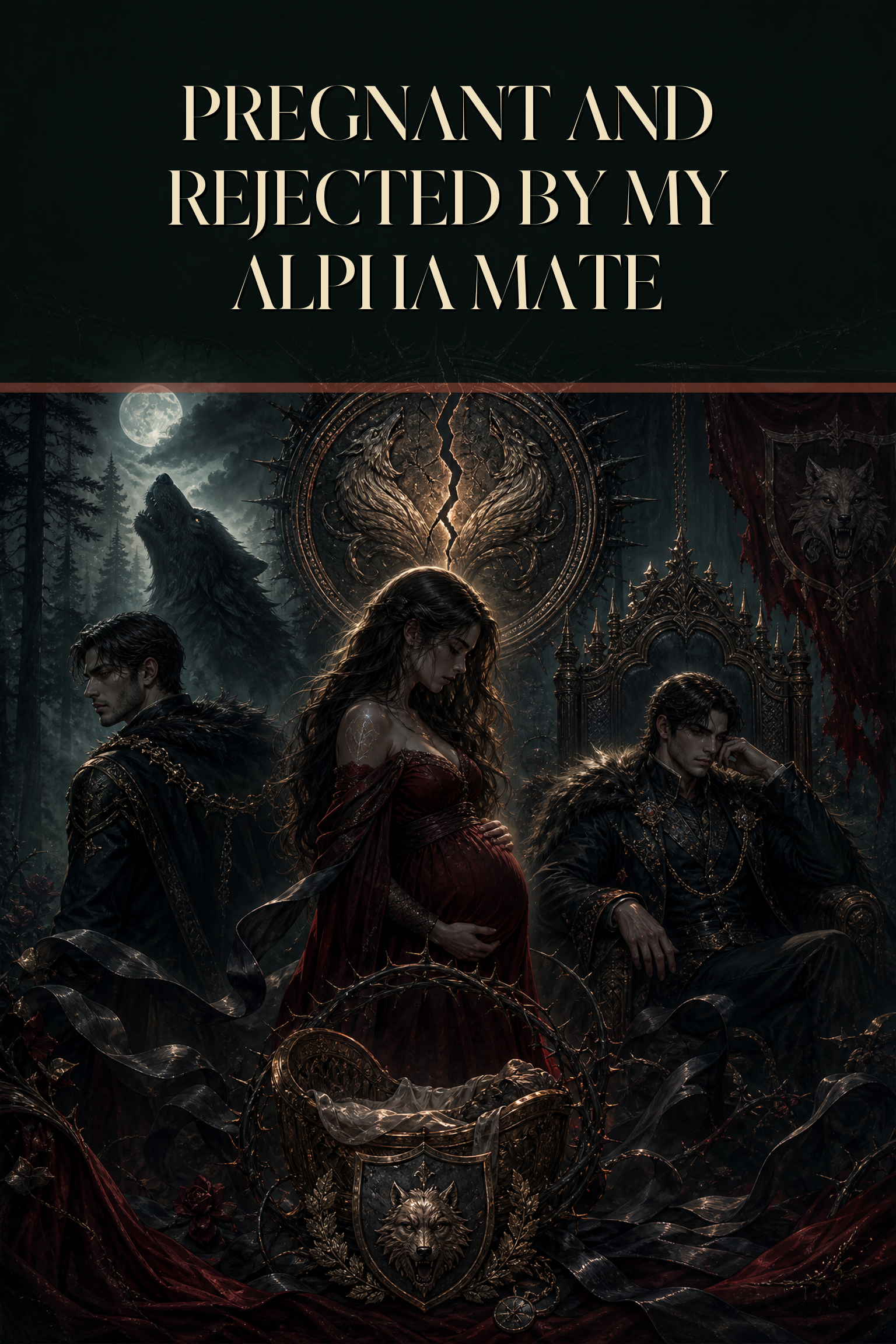 Pregnant And Rejected By My Alpha Mate - Thorn Bookshop cover art