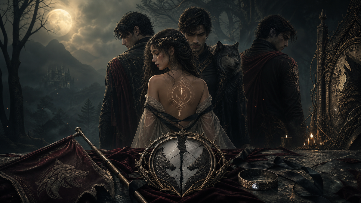 Rejected, But Claimed By Her Three Alphas - Thorn Bookshop blog artwork