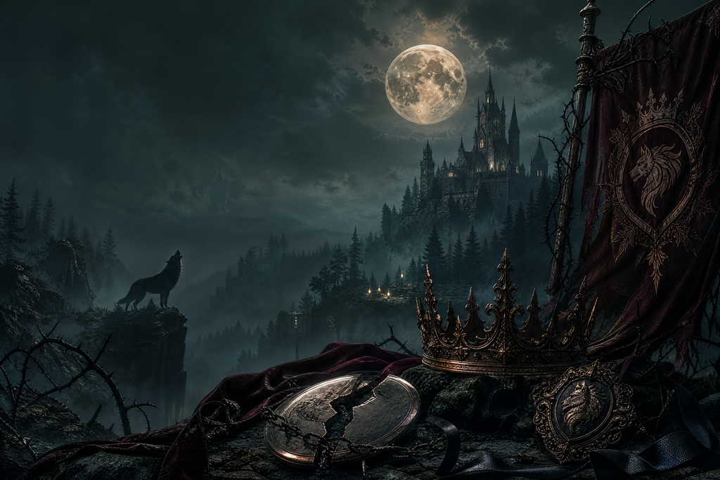 Rejected Their Broken Luna - Thorn Bookshop mood artwork