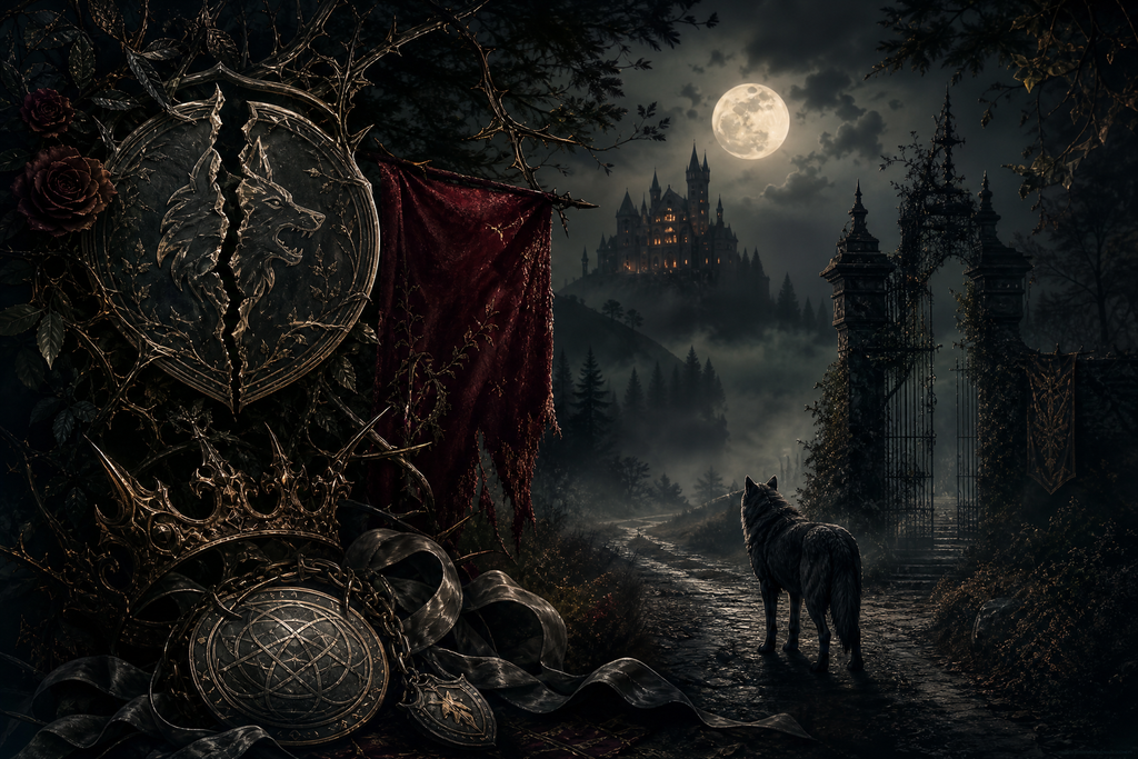 Running From My Ruthless Alpha - Thorn Bookshop mood artwork