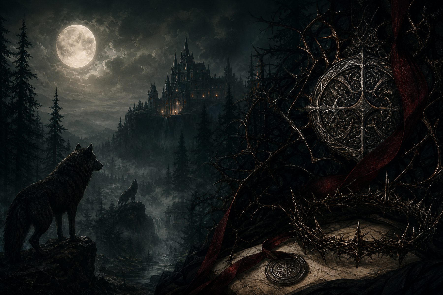 Sanctuary A Hidden Pack - Thorn Bookshop mood artwork