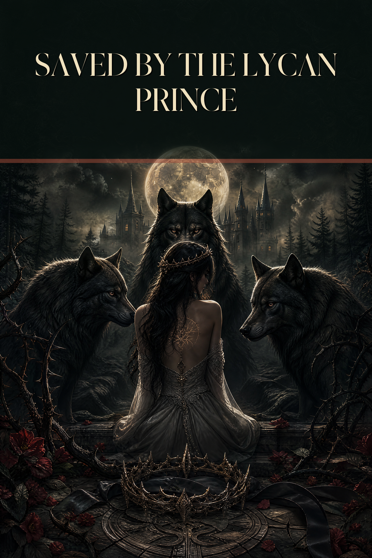 Saved By The Lycan Prince - Thorn Bookshop cover art
