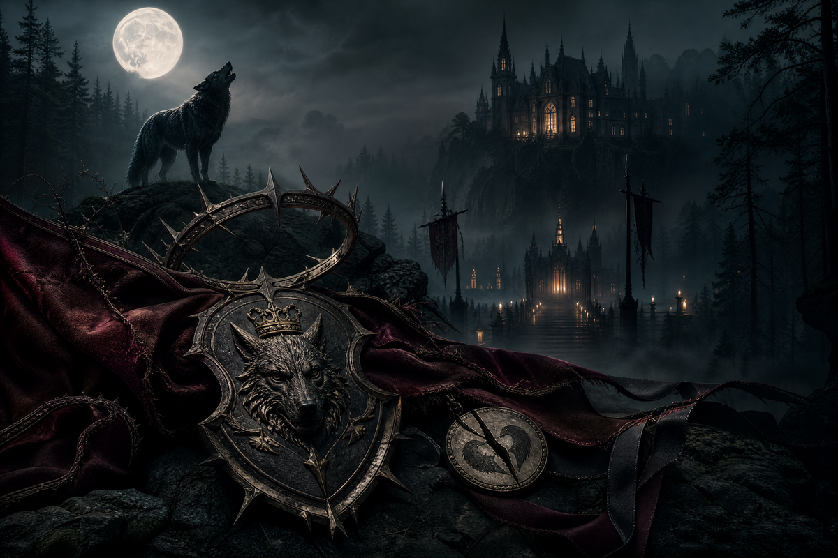 The Alpha's Broken Luna - Thorn Bookshop mood artwork
