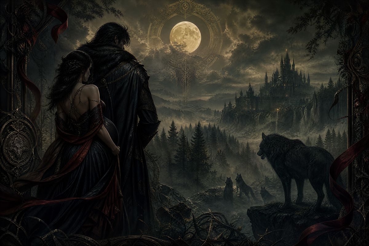 The Cursed Alpha's Fate - Thorn Bookshop preview mood image