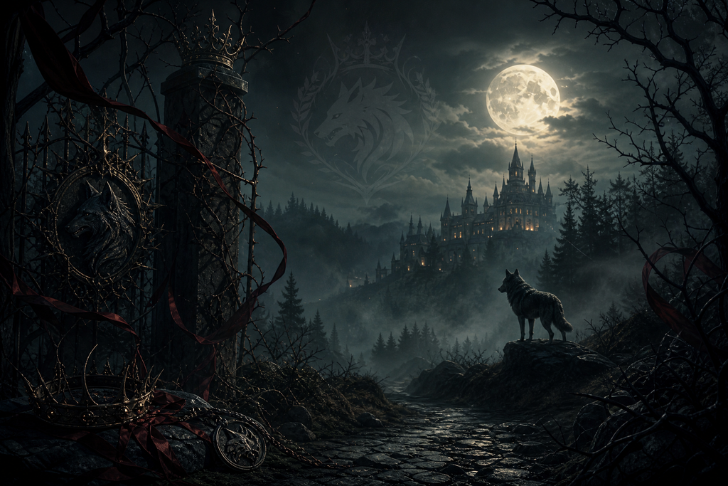 The Forbidden Alpha - Thorn Bookshop mood artwork