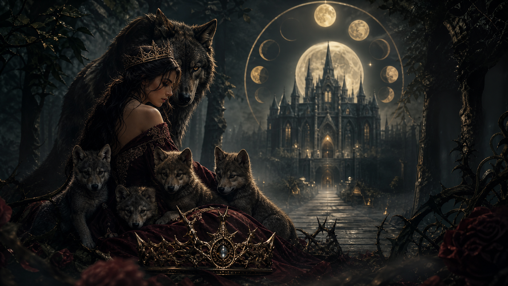 The Luna And Her Quadruplet Pups - Thorn Bookshop blog artwork