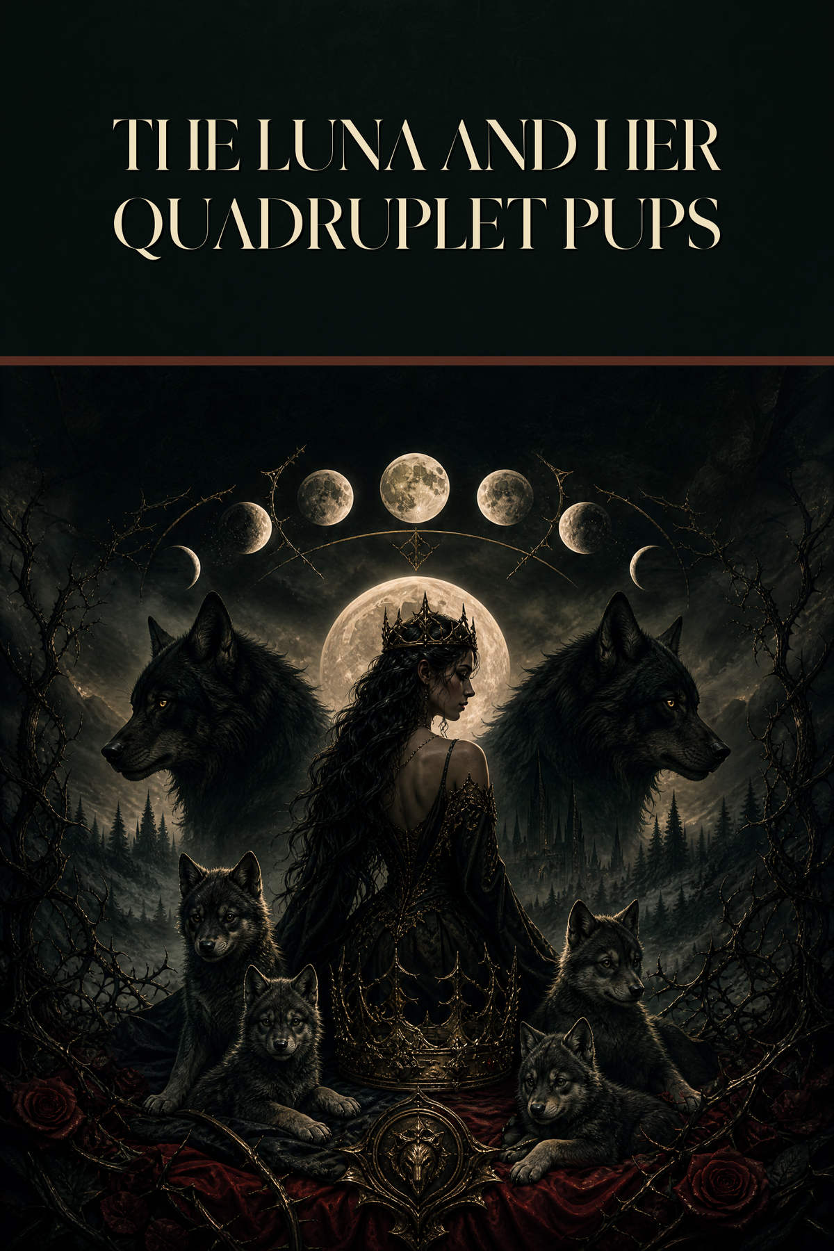 The Luna And Her Quadruplet Pups - Thorn Bookshop cover art