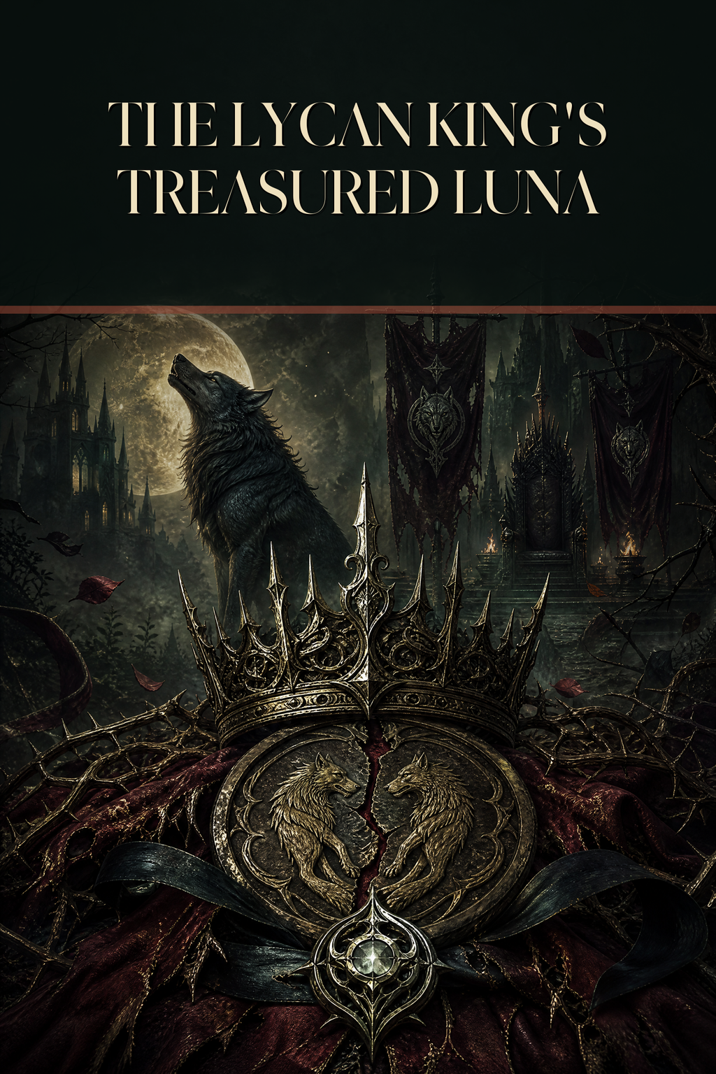 The Lycan King's Treasured Luna - Thorn Bookshop cover art