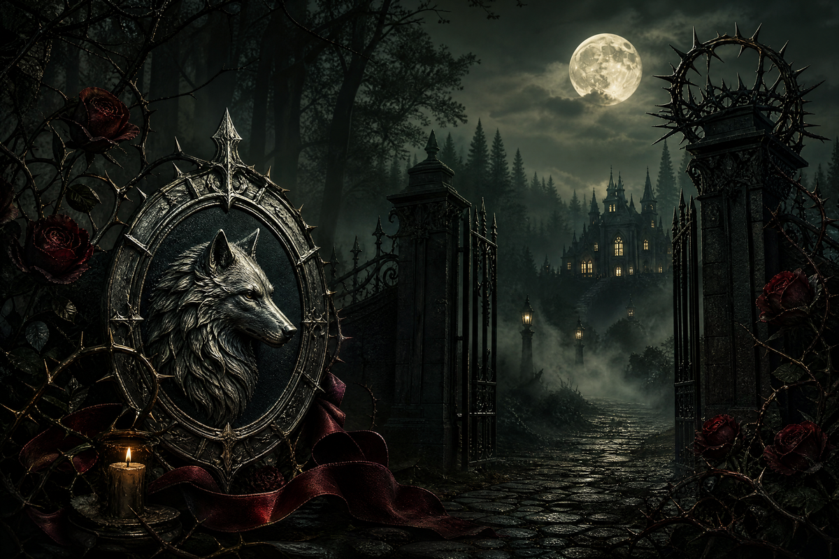 The Lycan's Rejected Mate - Thorn Bookshop mood artwork