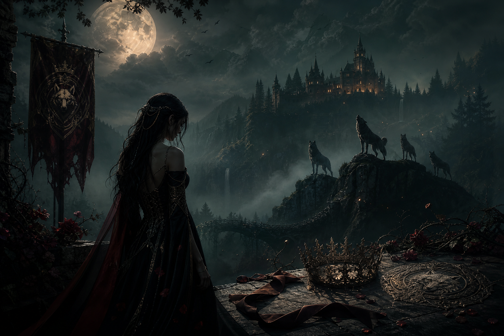 The Pack's Daughter - Thorn Bookshop mood artwork