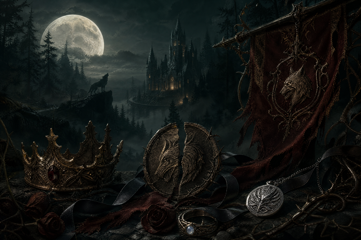 The Proud Luna A Tale Of Rejection And Redemption - Thorn Bookshop mood artwork