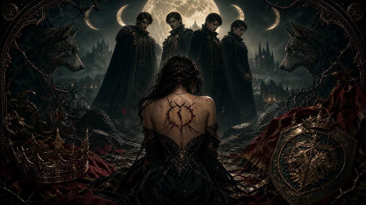 The Secret Mate For Her Quadruplet Alpha Brothers - Thorn Bookshop blog artwork