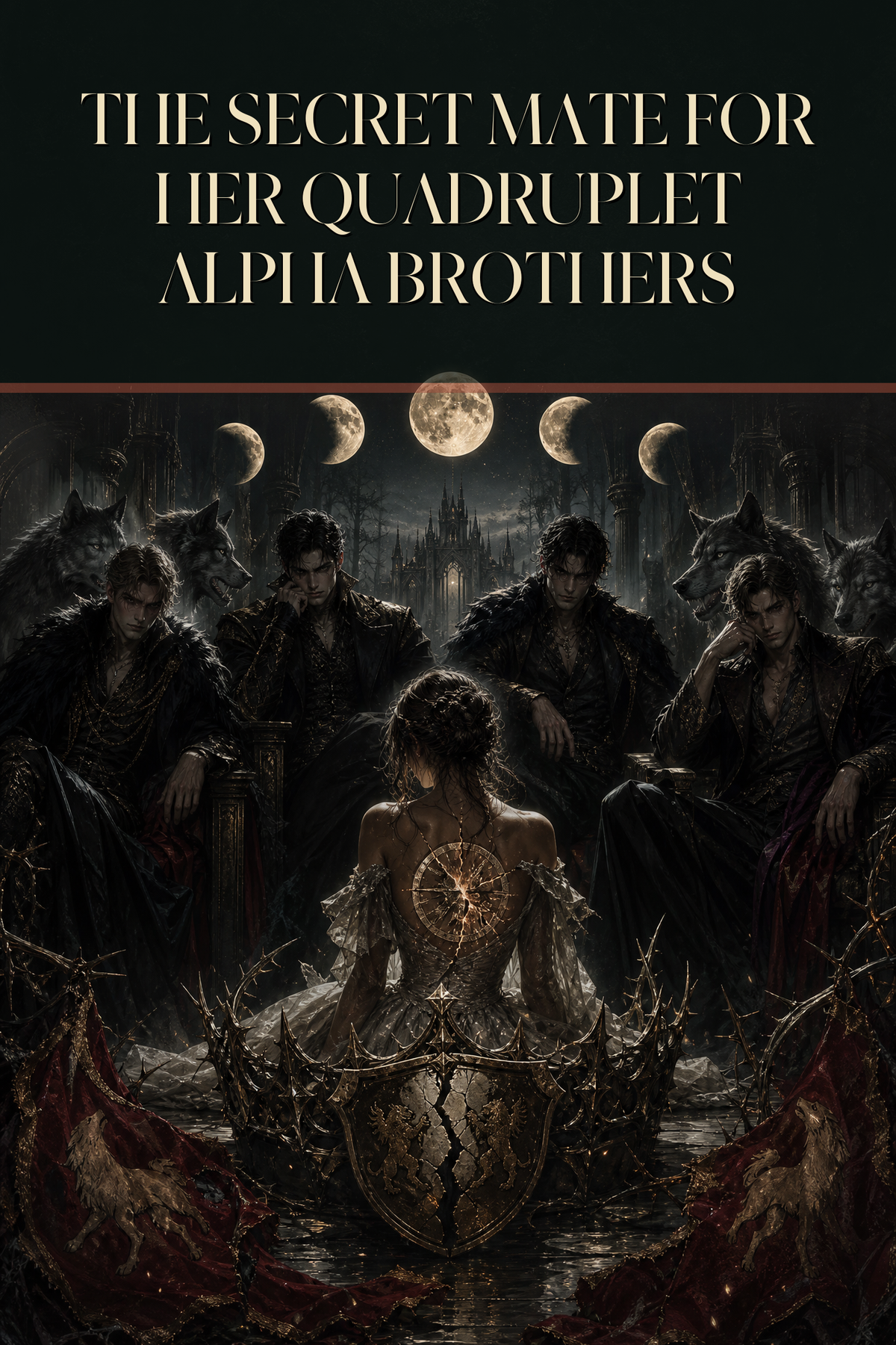 The Secret Mate For Her Quadruplet Alpha Brothers - Thorn Bookshop cover art