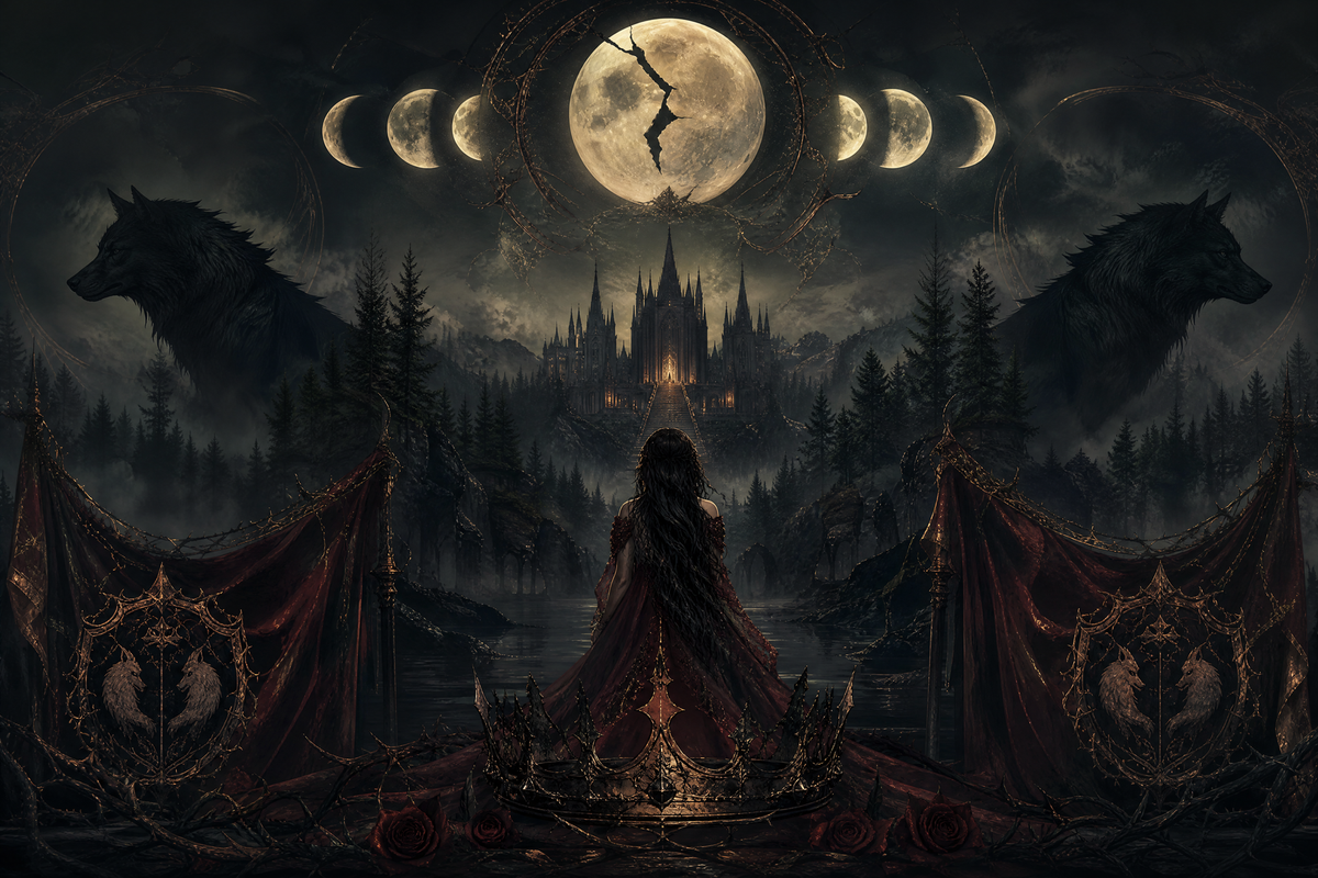 The Secret Mate For Her Quadruplet Alpha Brothers - Thorn Bookshop mood artwork