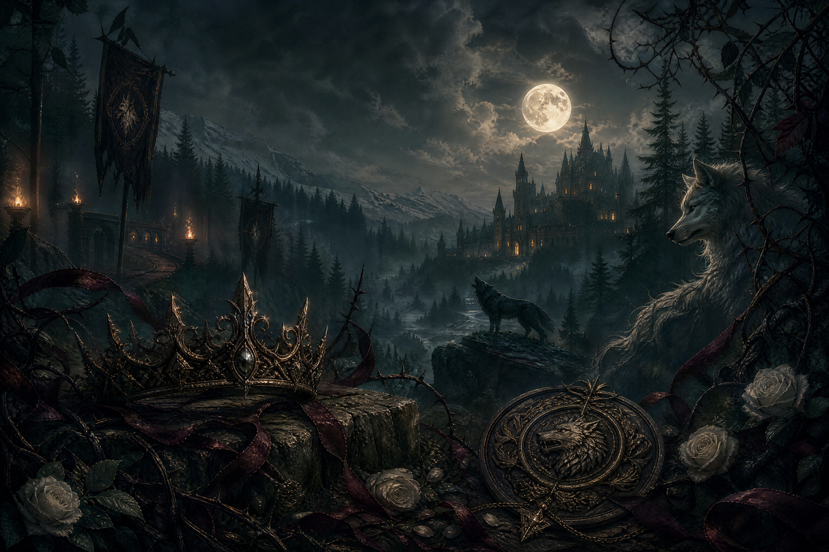 The Sickened Luna's Last Chance - Thorn Bookshop mood artwork